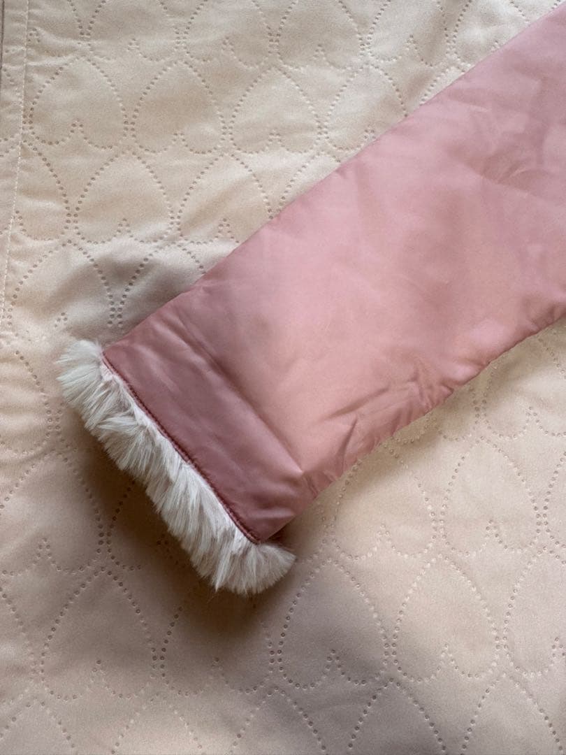 familiar ファミリア ショート中綿コート ピンク 週末限定セール・:*