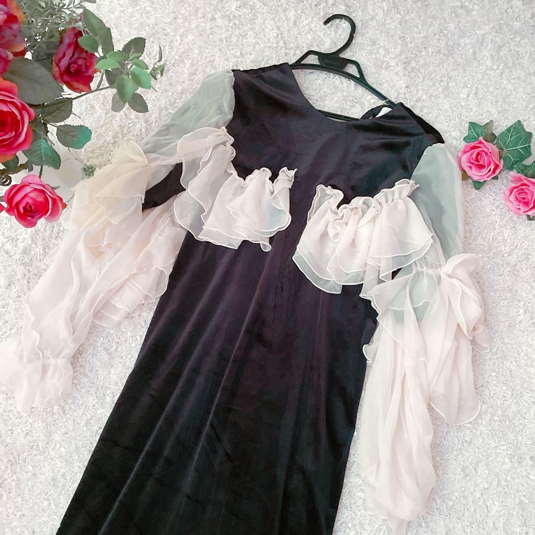 スーツ・フォーマル・ドレス KnuthMarf 2way chiffon docking one piece