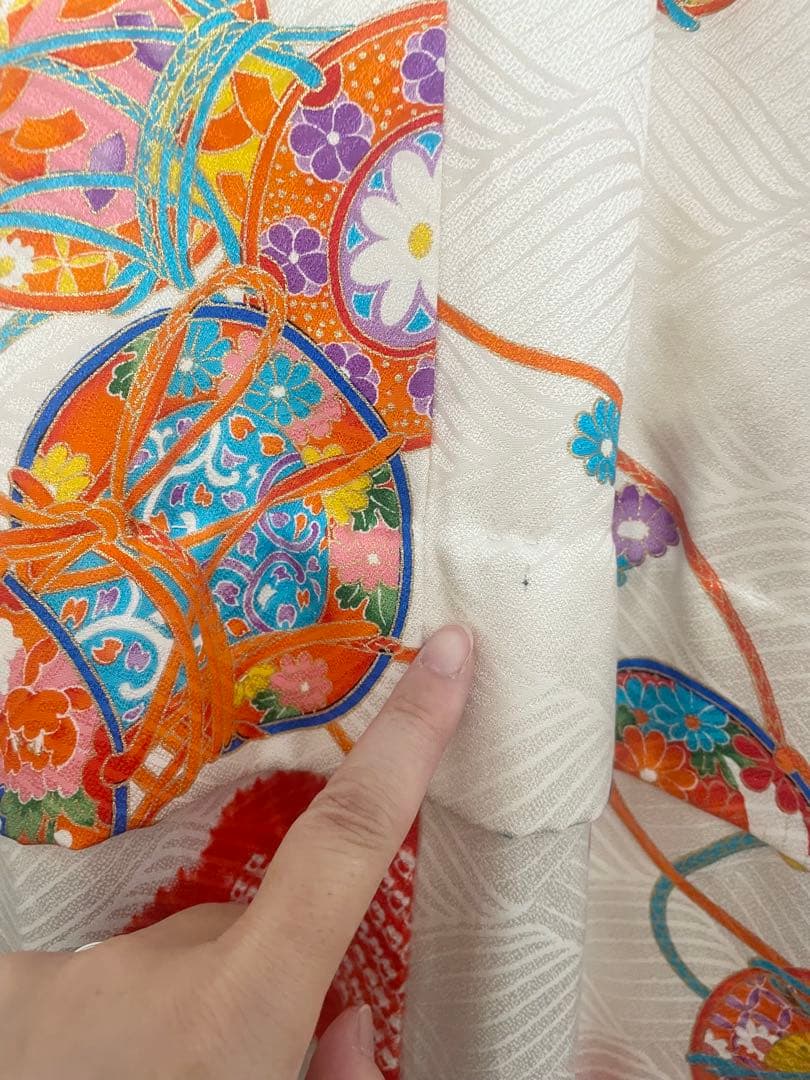 七五三3歳7歳　着物　アンティーク　骨董品　ヴィンテージ　古典柄