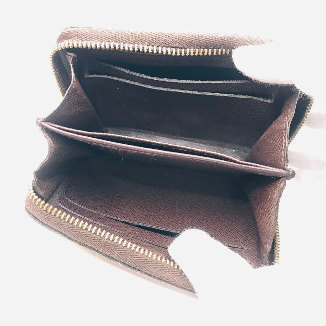 ルイヴィトン✨ダミエ エベヌ ジッピー パース 小銭入れ ケース 茶