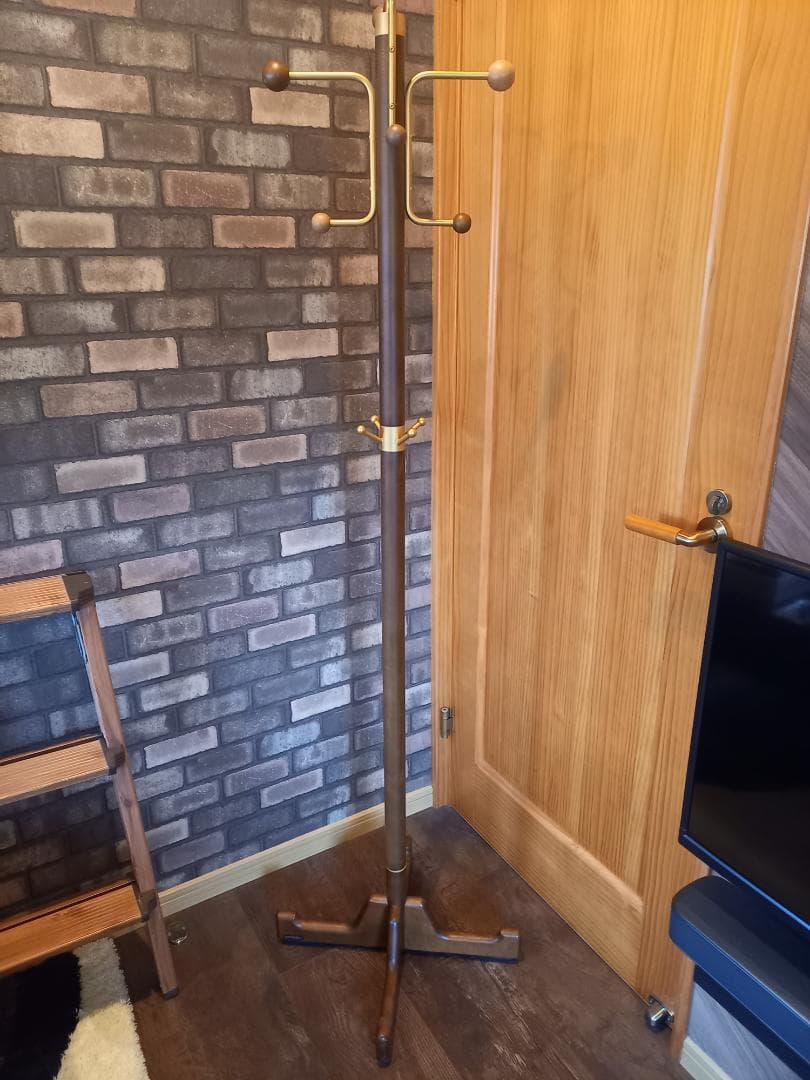 1点物 マルチカラー カリモク ポールハンガー ミッドセンチュリー