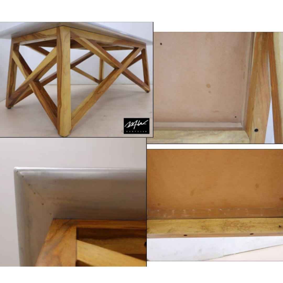 WTWダブルティー カタリナ 1Pソファ＆オットマン テーブル 4点セット