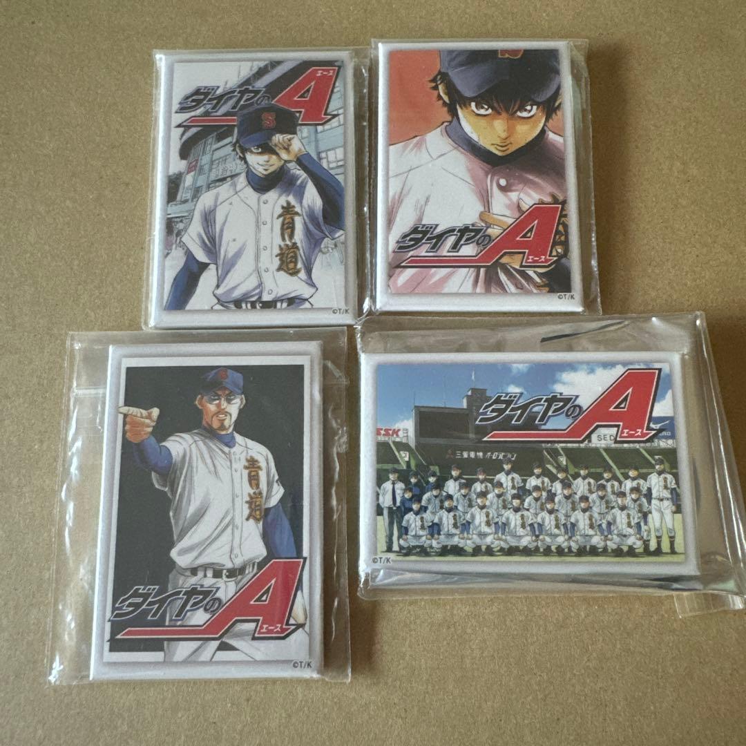 ダイヤのA スクエア缶バッジ 原作缶バッジ ファンクラブ限定 沢村栄純