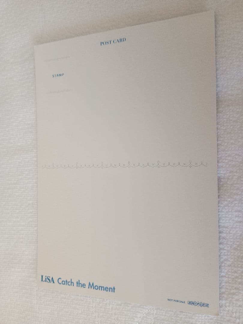 LiSA直筆サイン入りポストカード