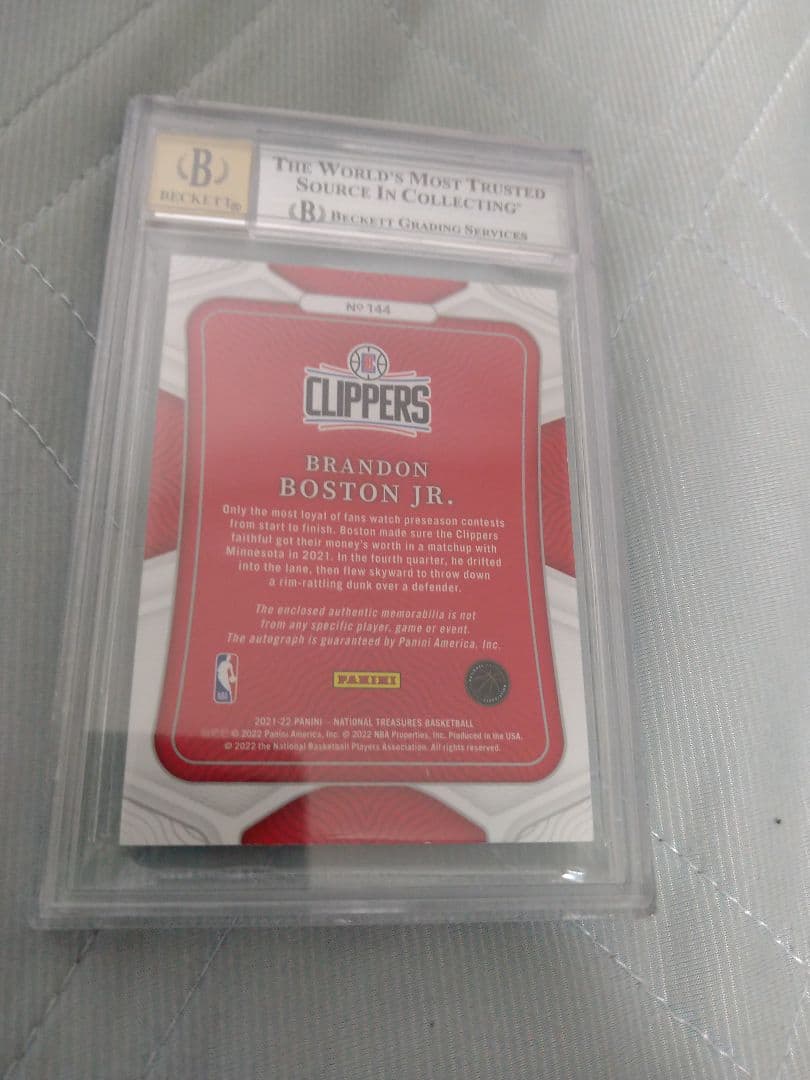 Brandon Boston Jr. RPA 24枚限定 BGS9 AUTO10