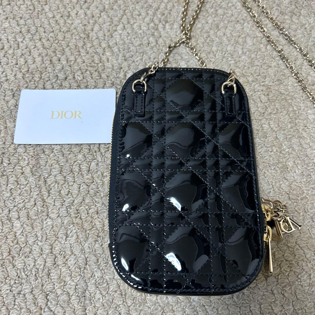 LADY DIOR ディオール　フォン　ショルダーバッグ