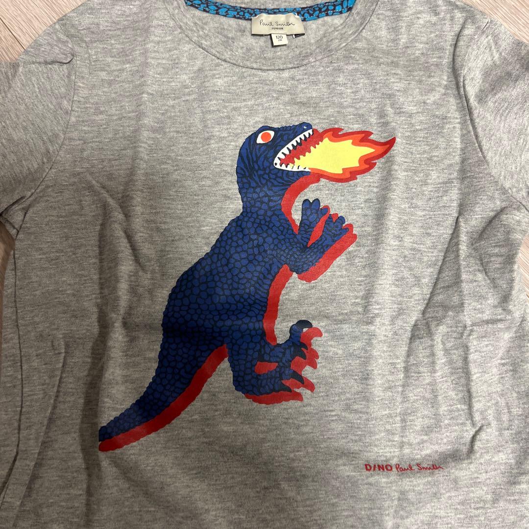 恐竜総柄長袖Tシャツ Paul Smith D/NO 恐竜プリント 長袖カットソー