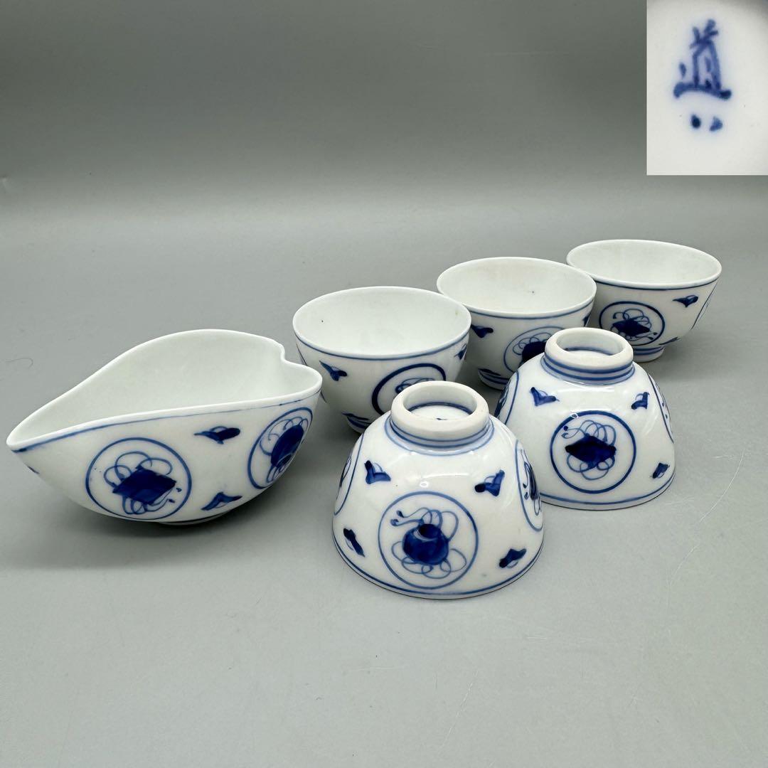 道八煎茶器茶器湯呑】骨董アンティークインテリア