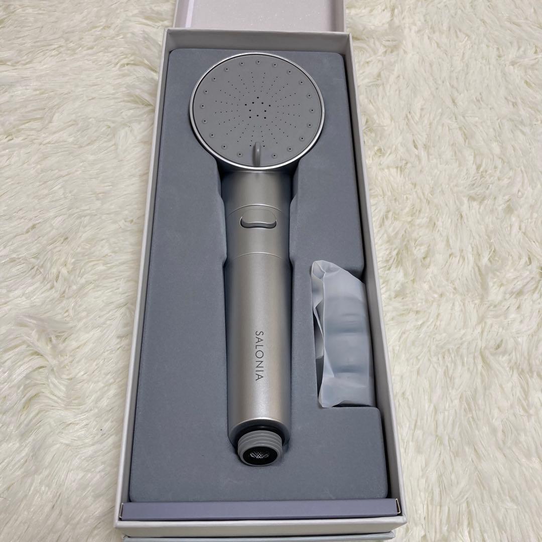 SALONIA サロニア ファインバブルクリア シルバー シャワーヘッド 未