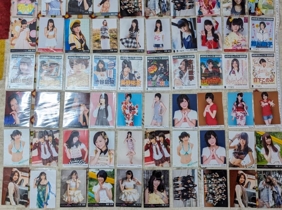 美品 グラビア 公式 特典 生写真 150枚セット (ダブリ15枚含)大島優子他