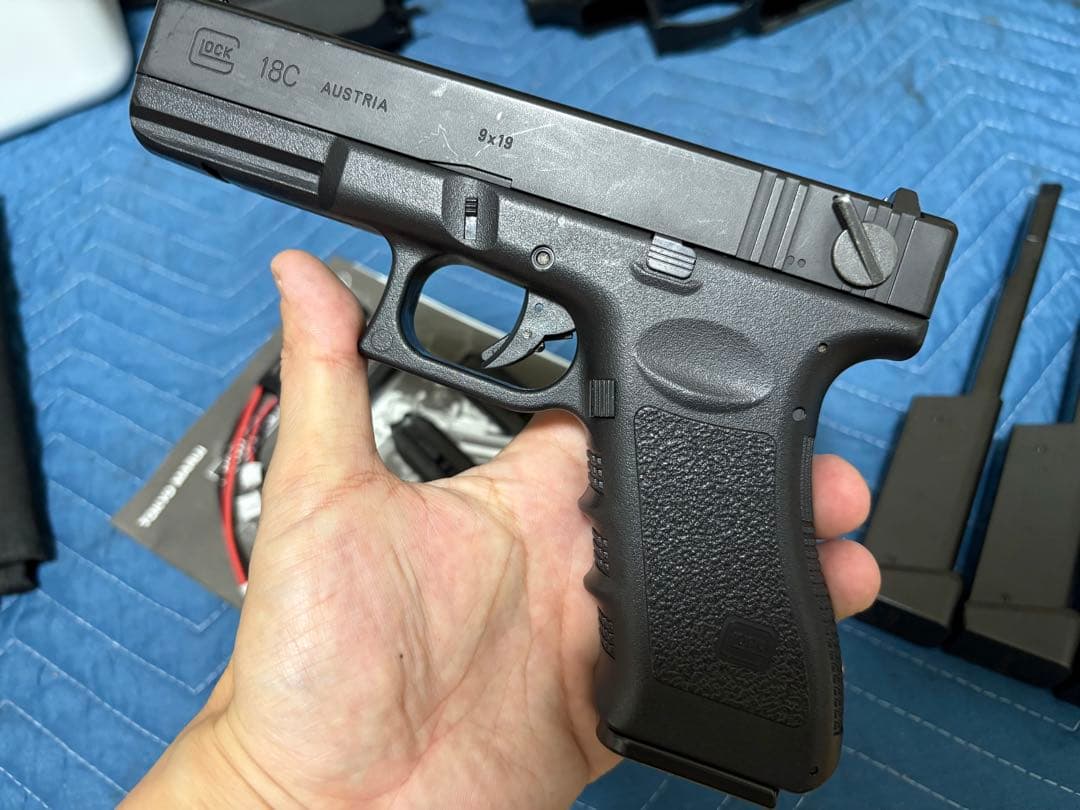 東京マルイ グロック Glock 18C 電動ガン SBD組み込み済 オマケ多数