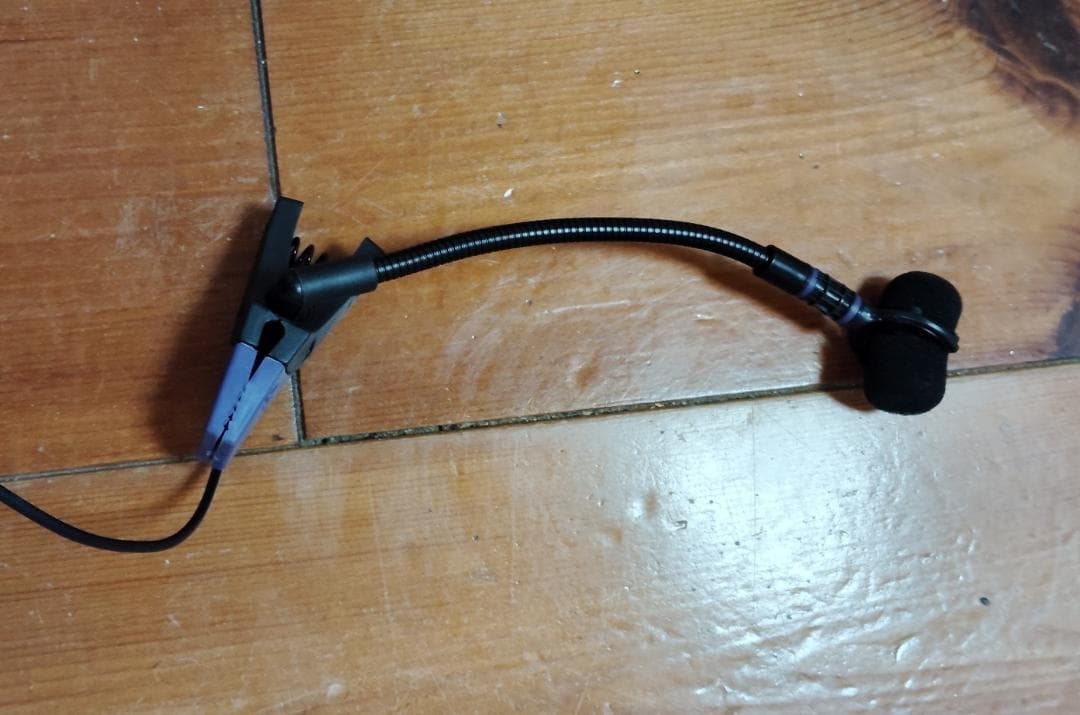 JTS CX-508　管楽器用コンデンサーマイク ３本、接続コード３本（中古）