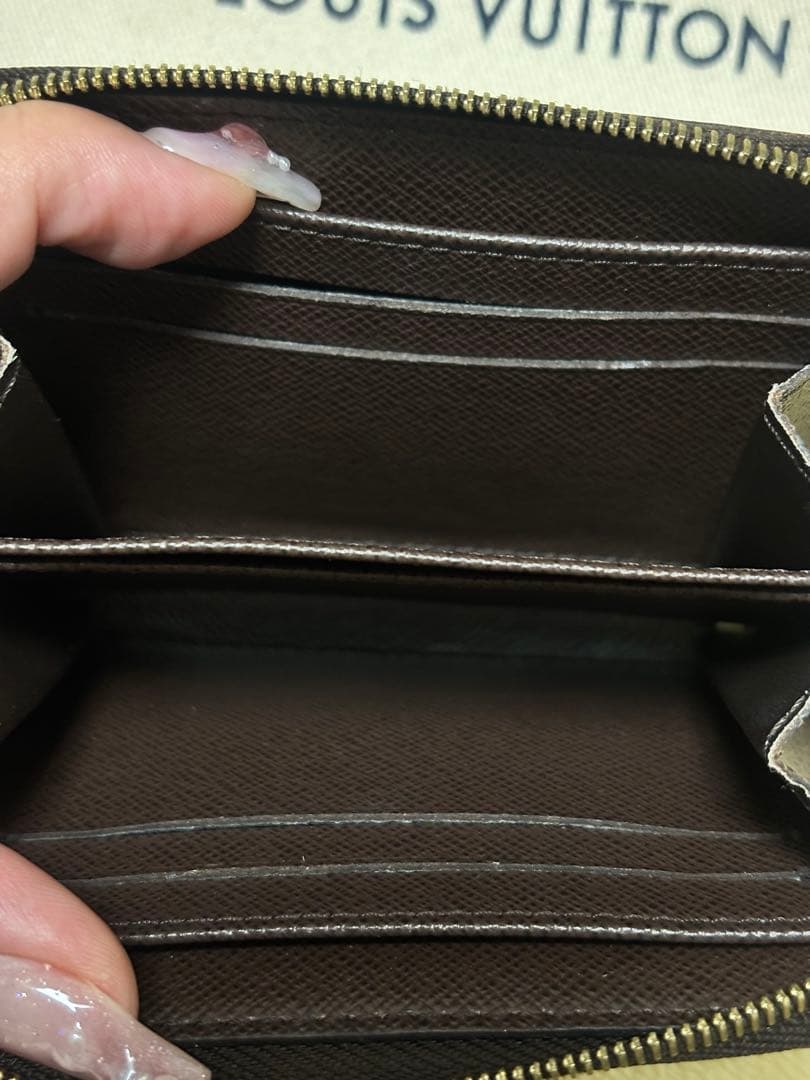 ルイヴィトン　ジッピーパース　ダミエ　ミニ財布　カードケース　LV