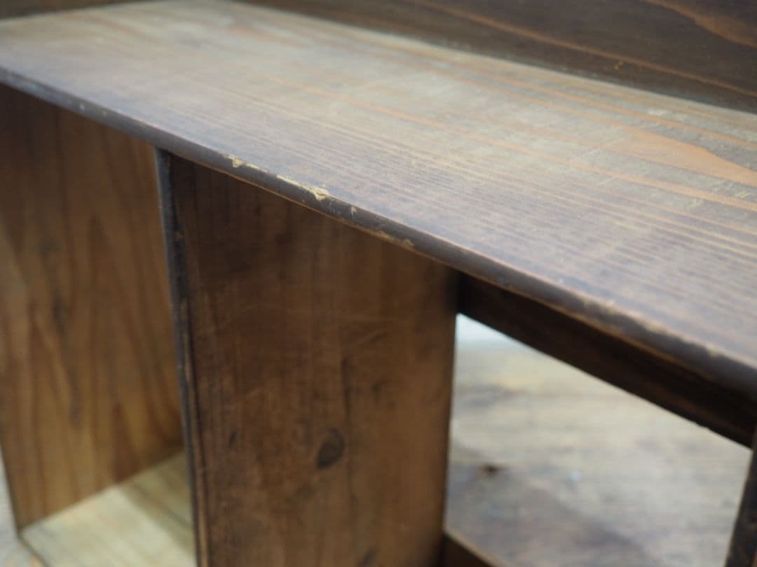 1174 ヴィンテージ ブックラック ケース 収納棚 本立て 古家具 レトロ