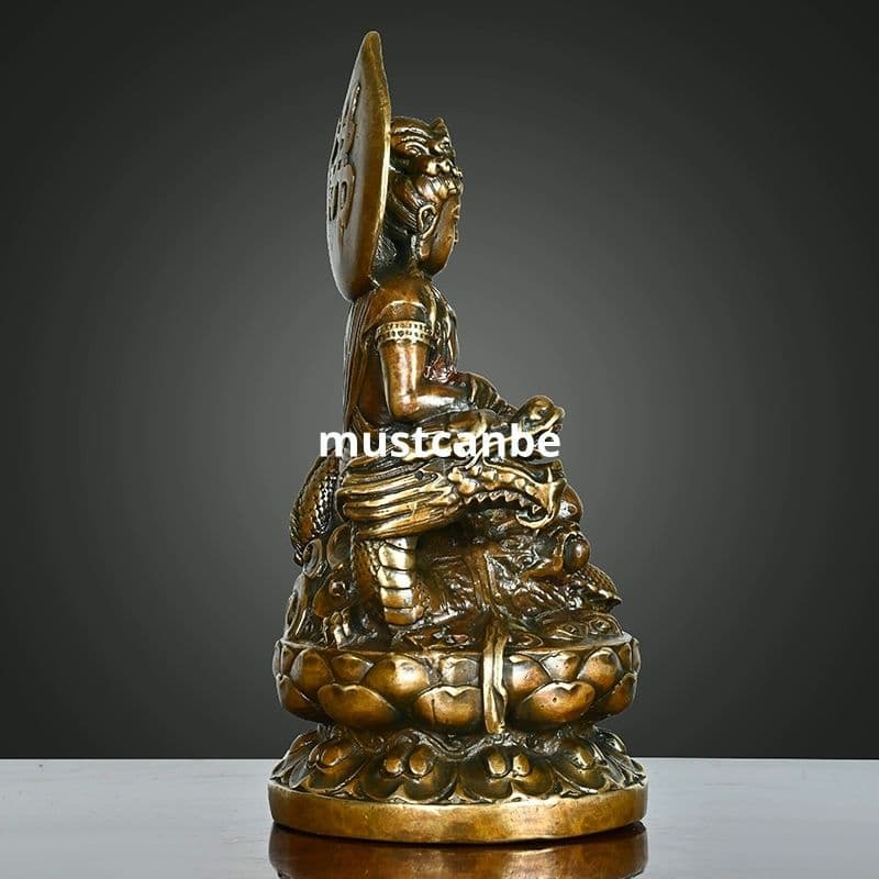 銅器 仏像 慈悲坐蓮観音菩薩仏像 仏堂供養仏 工芸品 置物