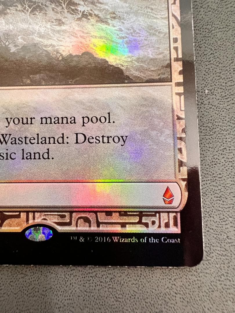 foil「EXP」不毛の大地/Wasteland　英語１枚