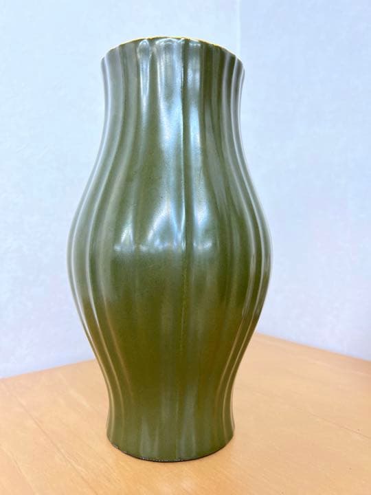 中国清乾隆年製銘茶末釉花瓶官窯唐物アンティーク古美術品 骨董