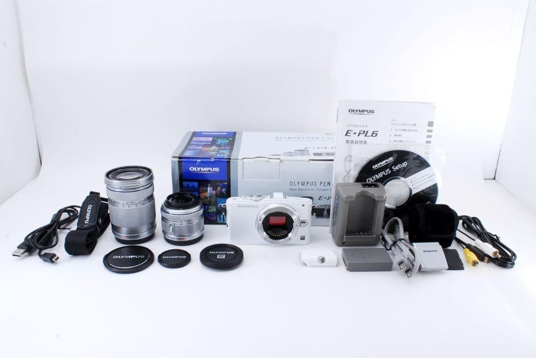 OLYMPUS ミラーレス一眼 PEN Lite E-PL6 ダブルズームキット