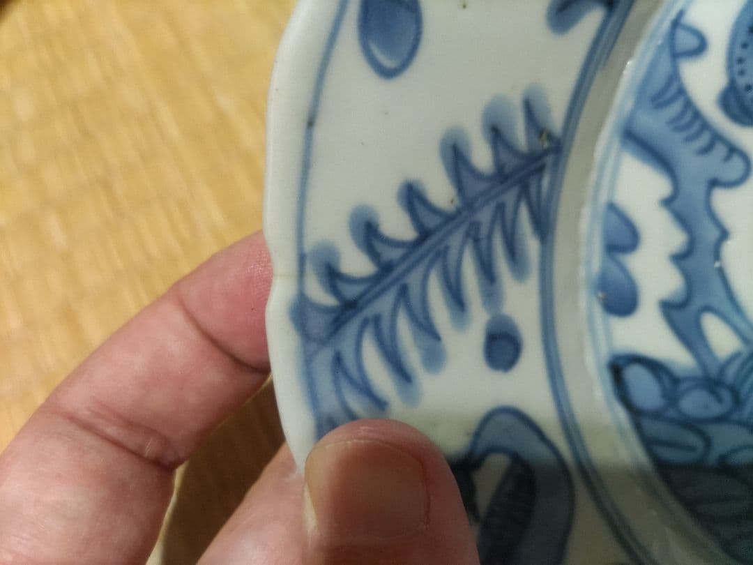 中国 古染付 鹿絵皿（23㎝）漳州窯 美品 - メルカリ