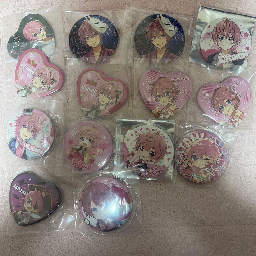 さとみ 缶バッチ まとめ売り - メルカリ