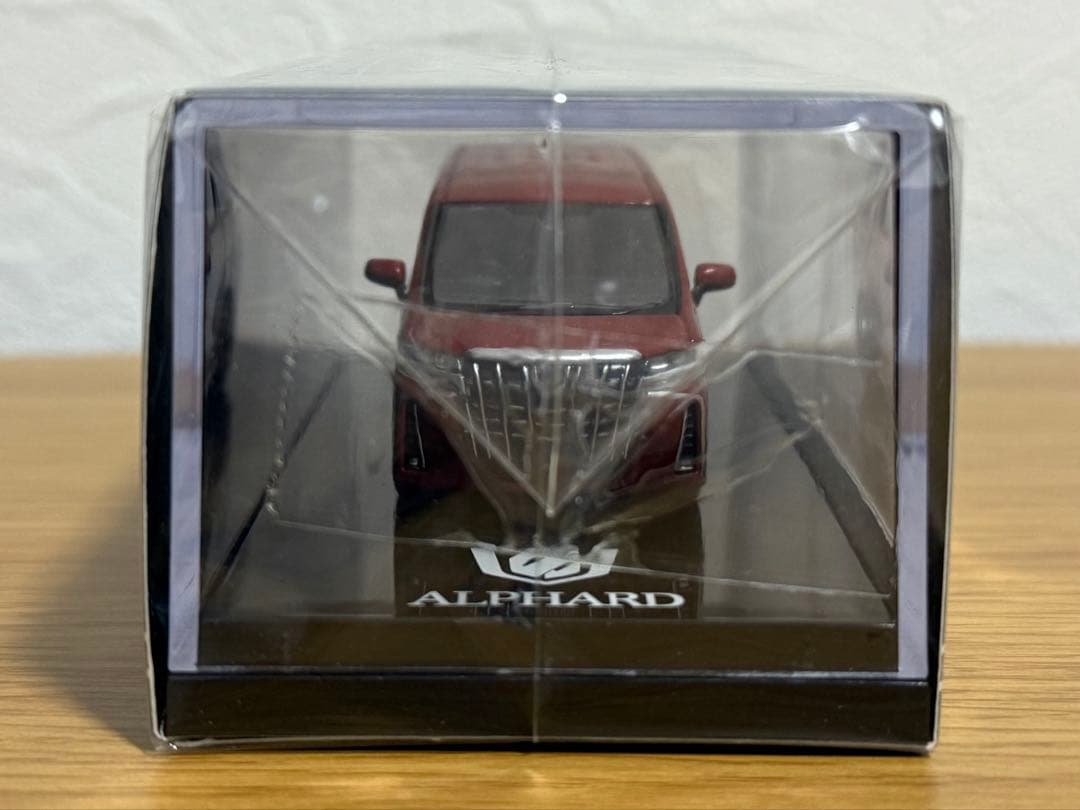 アルファード エアロタイプ 1/64 ホビージャパン H30W 赤 ミニカー