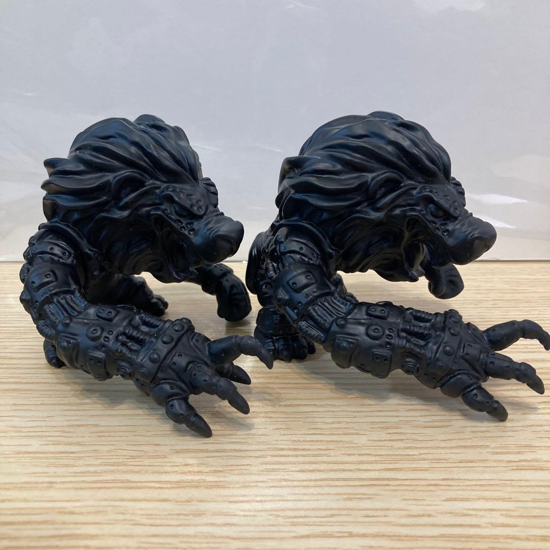 チ*日様 ソフビ 獅子雄 ブラック素体 1体