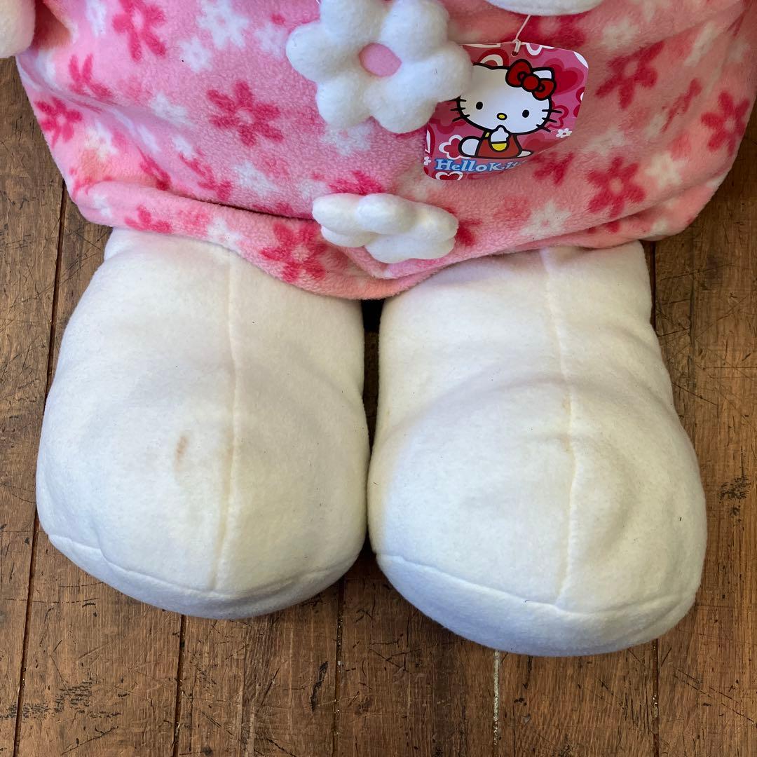 サンリオ ハローキティ キティちゃん ぬいぐるみ グッショ ビック 大型 花柄