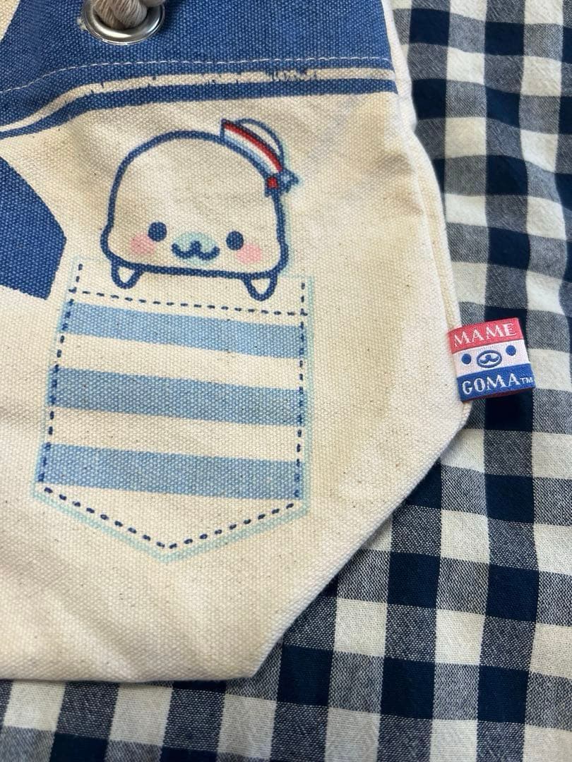 まめゴマ　キャンバスバッグ