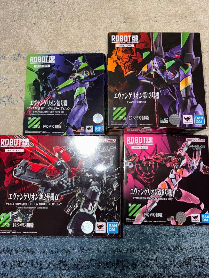 ロボット魂 エヴァンゲリオン セット エヴァンゲリオン』ROBOT魂 零号機（改）と2号機のBEST SELECTIONが魂