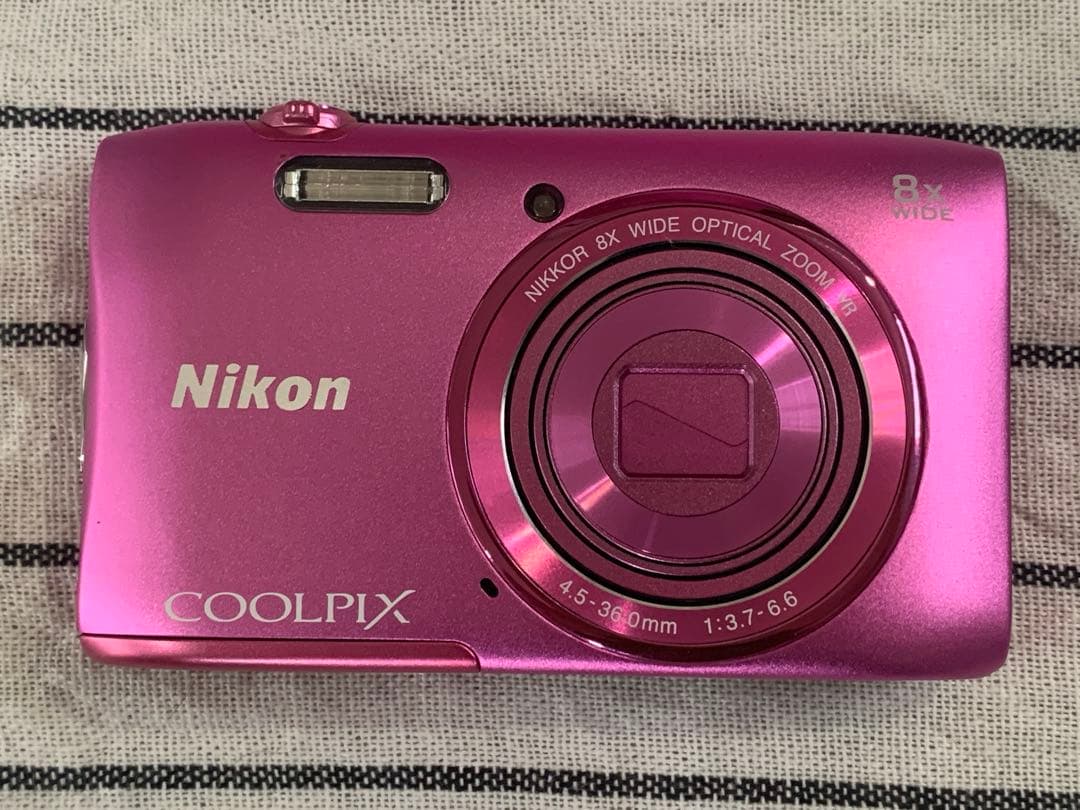 動作確認済】Nikon COOLPIX S3600 ピンク 動作確認済】Nikon COOLPIX