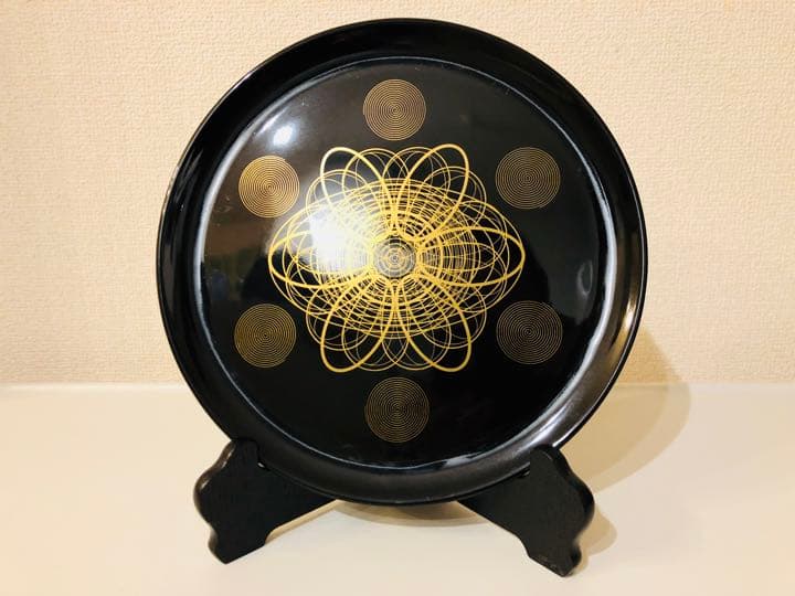 T403 茶碗 『乾山写 吹寄文』『平安 橋本紫雲 造』 共箱 抹茶碗 茶道具