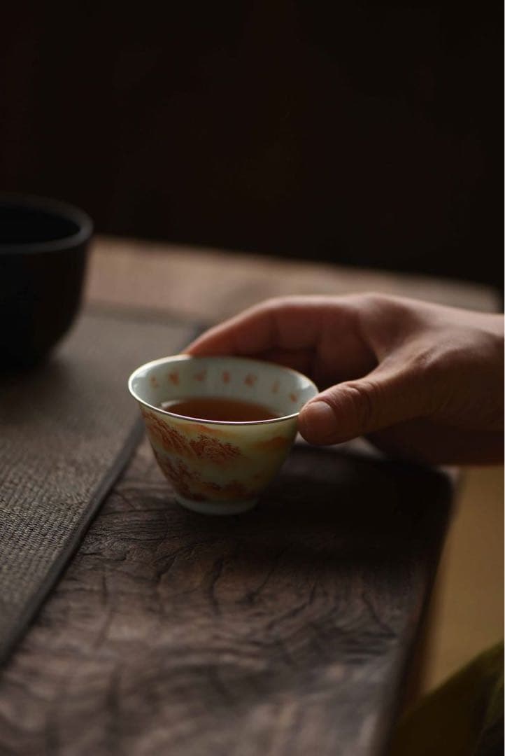 湯呑み、茶碗/茶器（単品）陶磁器(セラミック製) と銀製　雲由山坊｜山水　ギフト