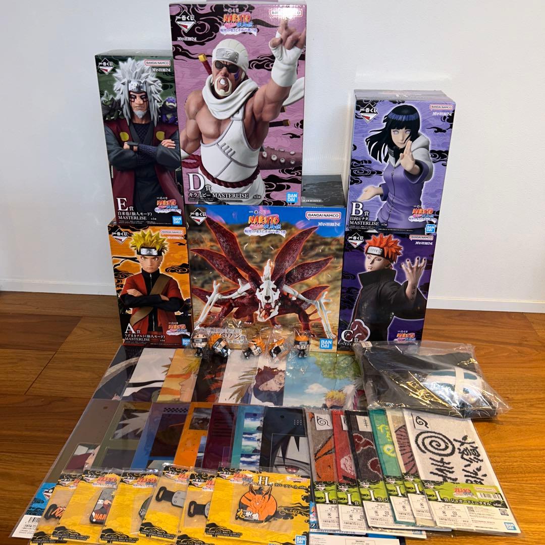 NARUTO 一番くじ コンプリート a b c d e ラストワン - メルカリ