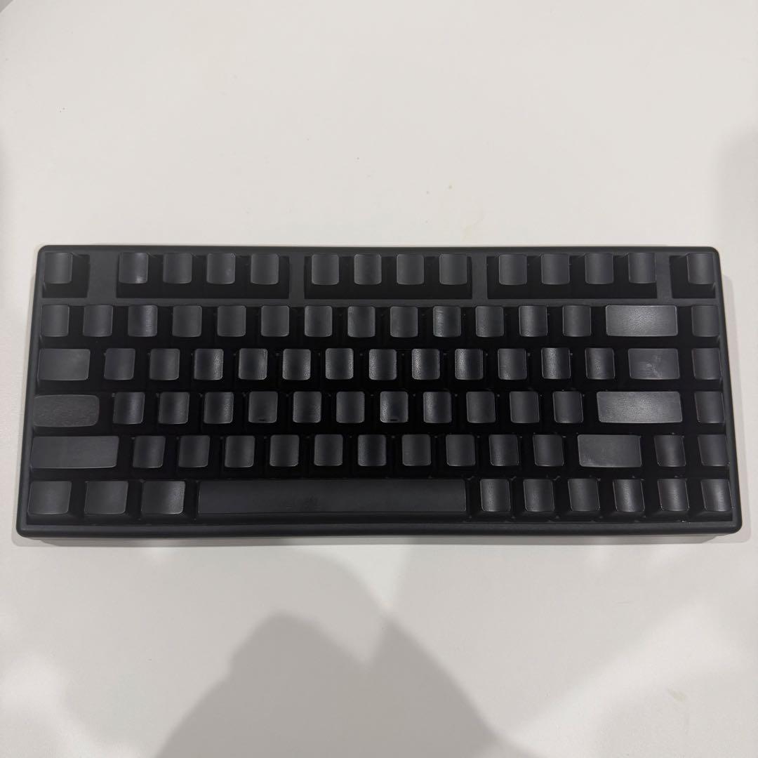 NIZキーボード plum Micro82 BLACK Bluetooth付 NiZ Micro82 静電容量無接点ワイヤレスキーボード 黒い
