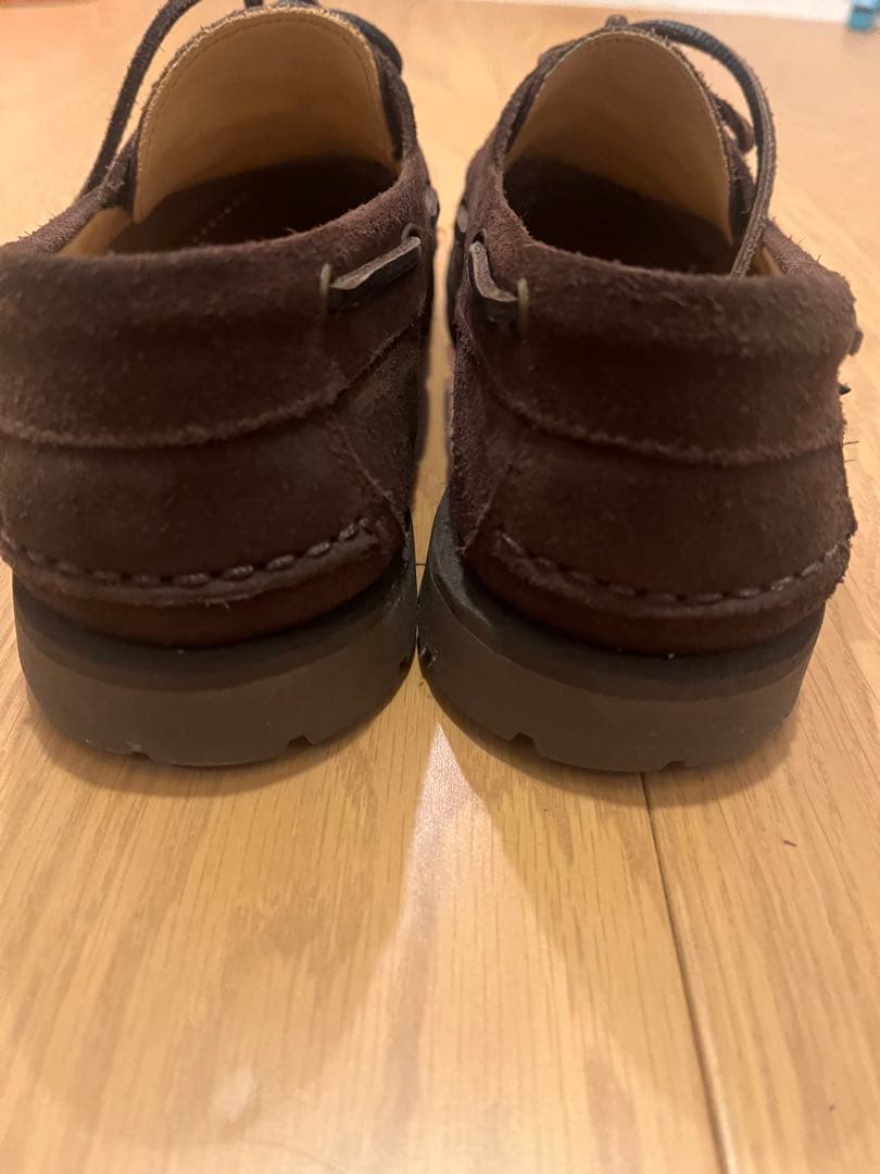 パラブーツ　malo ブラウンスエード　7.5 デッキシューズ　ローファー