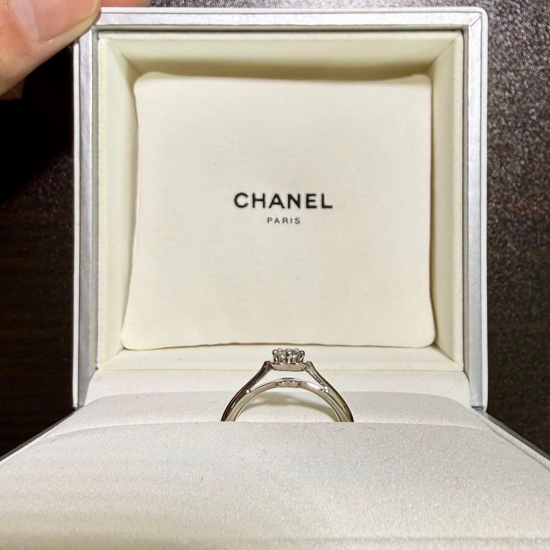 CHANEL カメリア 婚約指輪 未使用 GIA鑑定書付