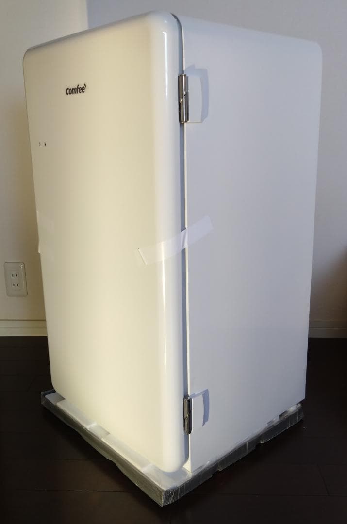 【新品】冷蔵庫 93L 1ドア 右開き レトロデザイン 送料込み