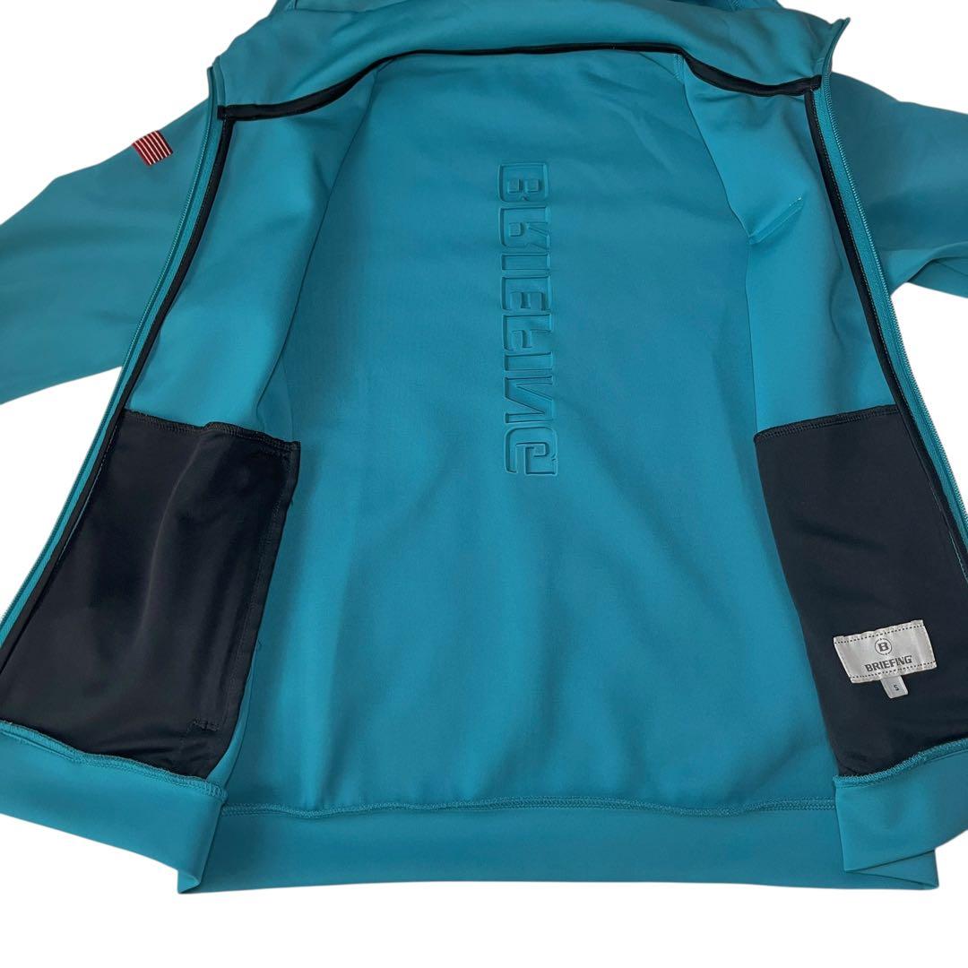 【超美品】ブリーフィングゴルフ レディースパーカー S ストレッチ レアカラー