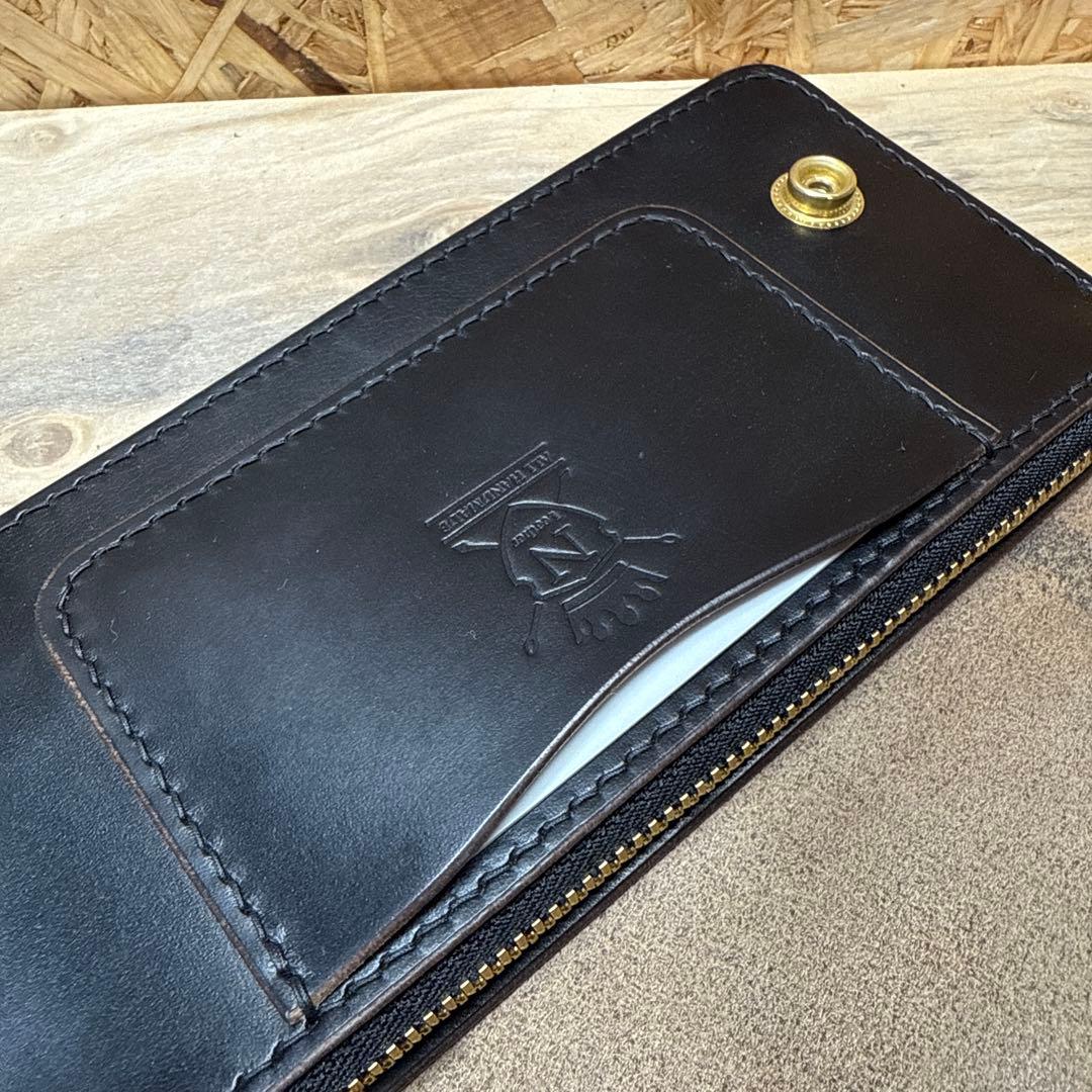 トラッカーウォレット 180 2層　ホーウィン社　クロムエクセル　タロンジッパー