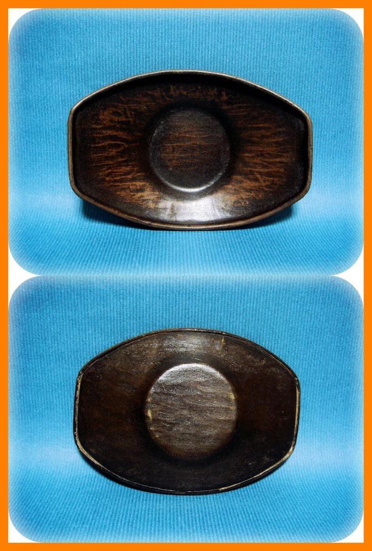 551『唐銅 茶托 5枚』　/骨董品 古美術 アンティーク 古玩