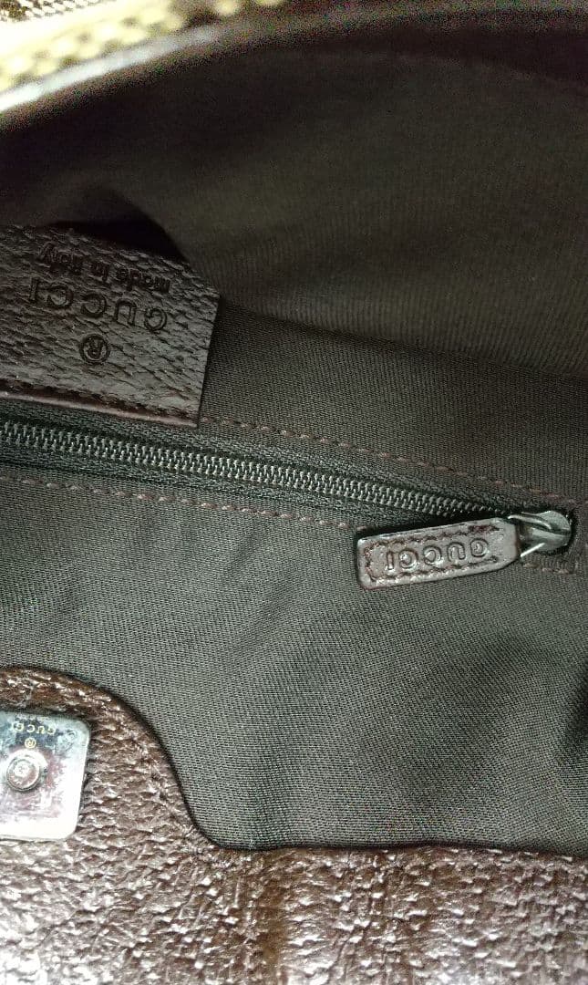 GUCCIグッチ２本手バッグ美品