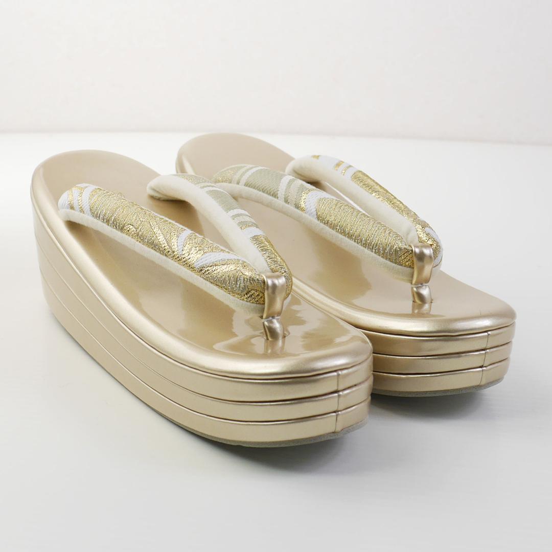 和装 草履バッグセット 振袖 成人式 厚底 ヒール草履 uzouri94-3