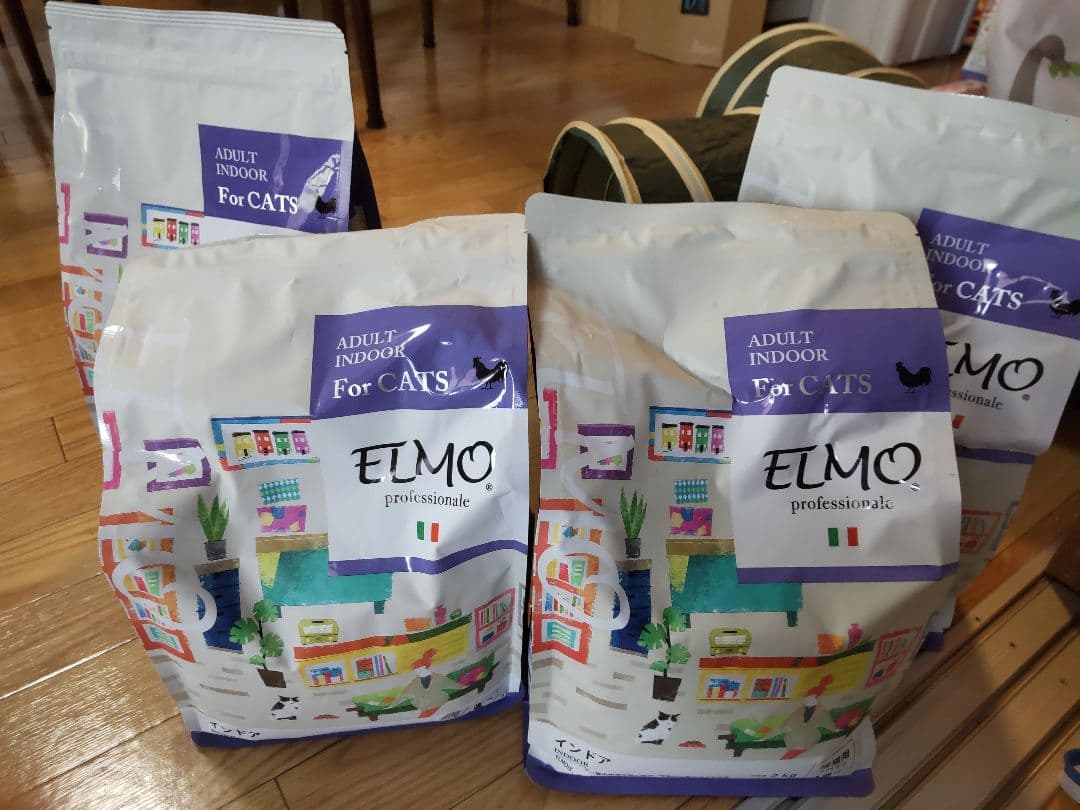 新品未開封】ELMO インドアキャットフード 2kg × 4袋