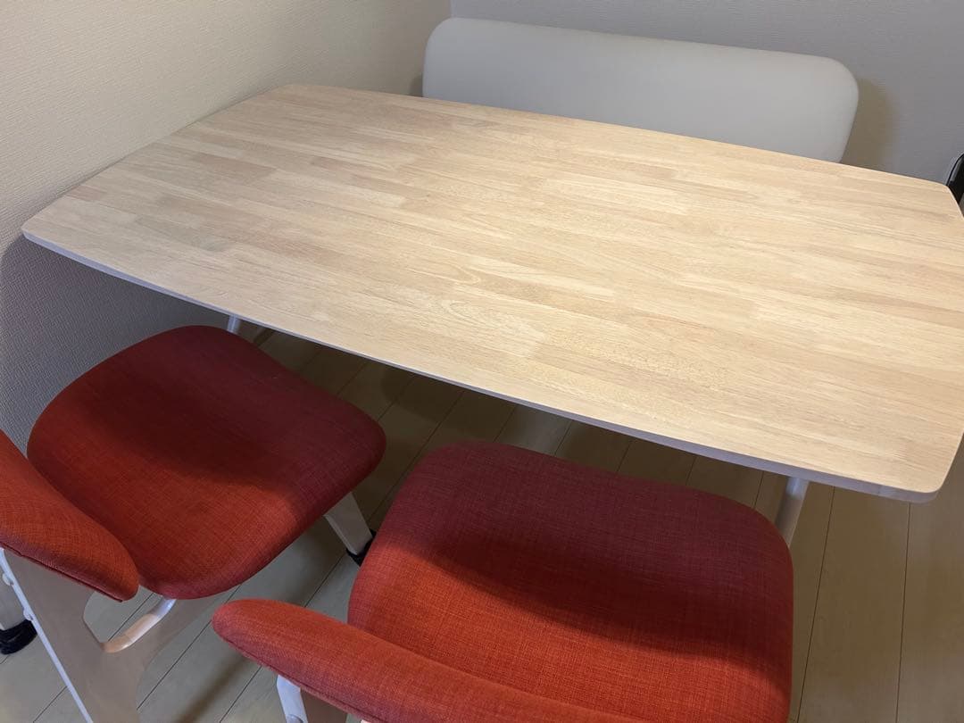 リラックスワイドシリーズ　ダイニングテーブルとチェア　4点セット