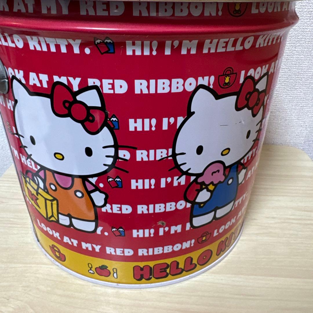 平成キティ ハローキティ レトロ缶 収納 ヴィンテージ 2009 サンリオ