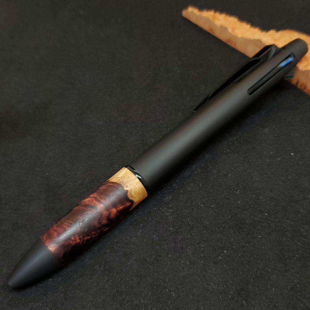 No.60ピュアモルトブラック4&1ホンジェラスローズウッド瘤カスタム