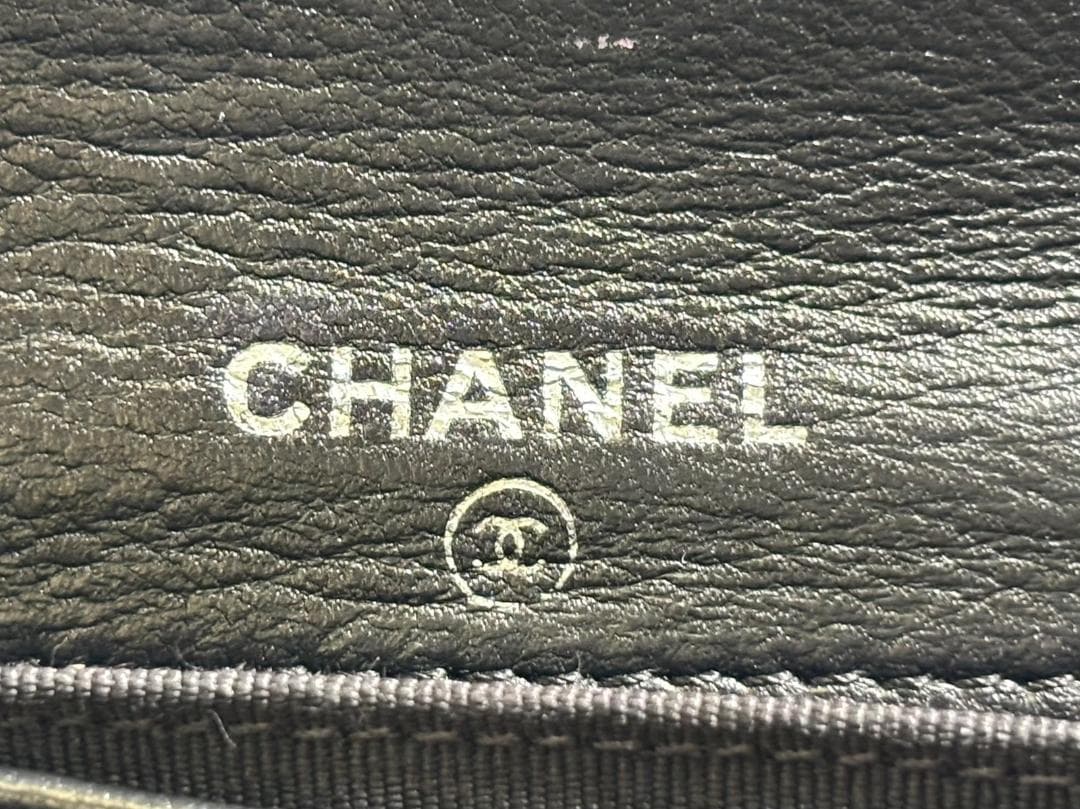 CHANEL マトラッセ コンパクトウォレット カードケース ブラック