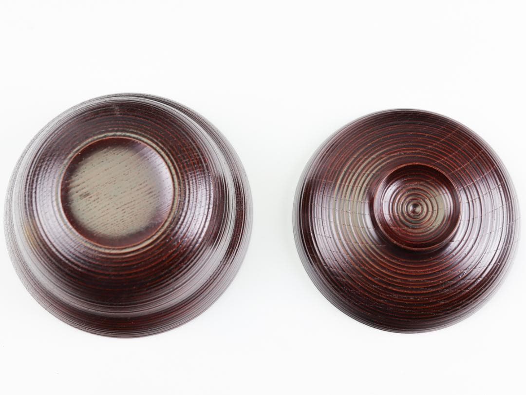 山田平安堂 呉藤友乗 蓋付椀 2客 雑煮椀 共箱 美品