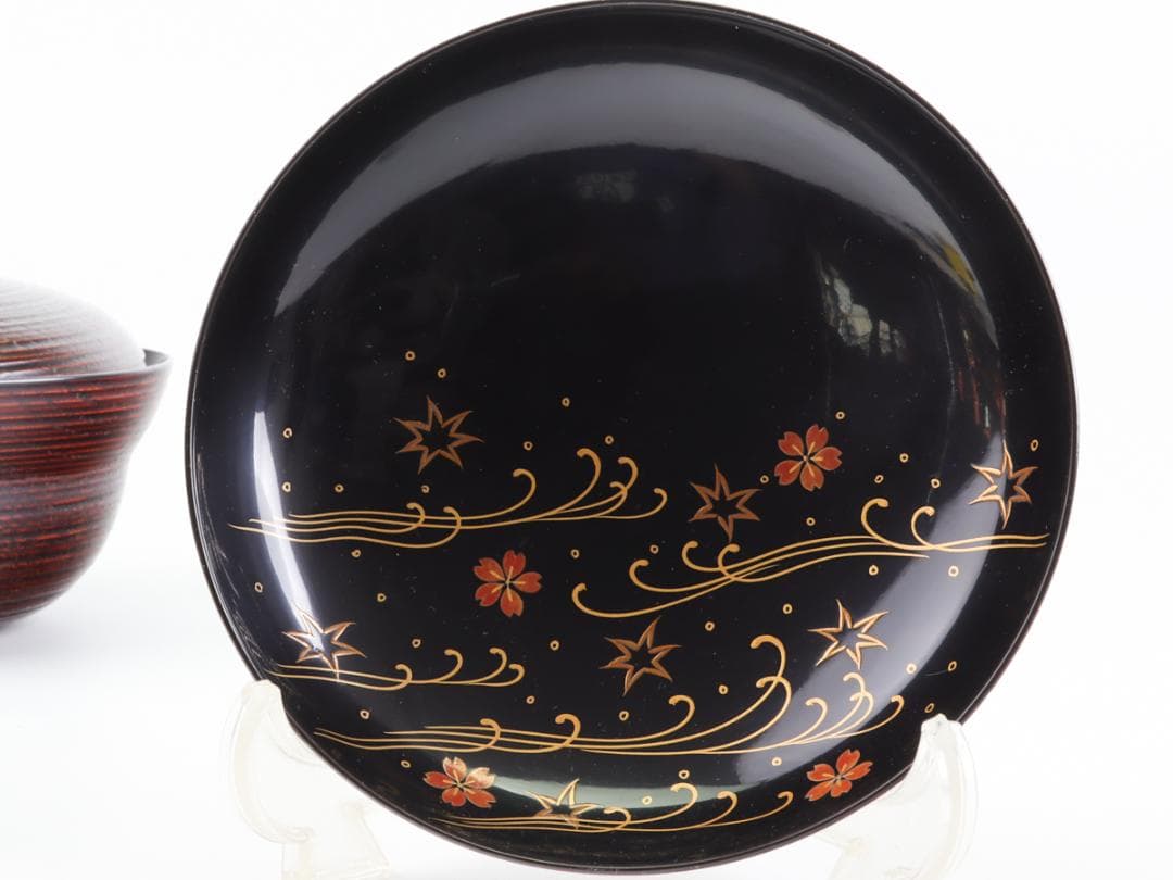 山田平安堂 呉藤友乗 蓋付椀 2客 雑煮椀 共箱 美品