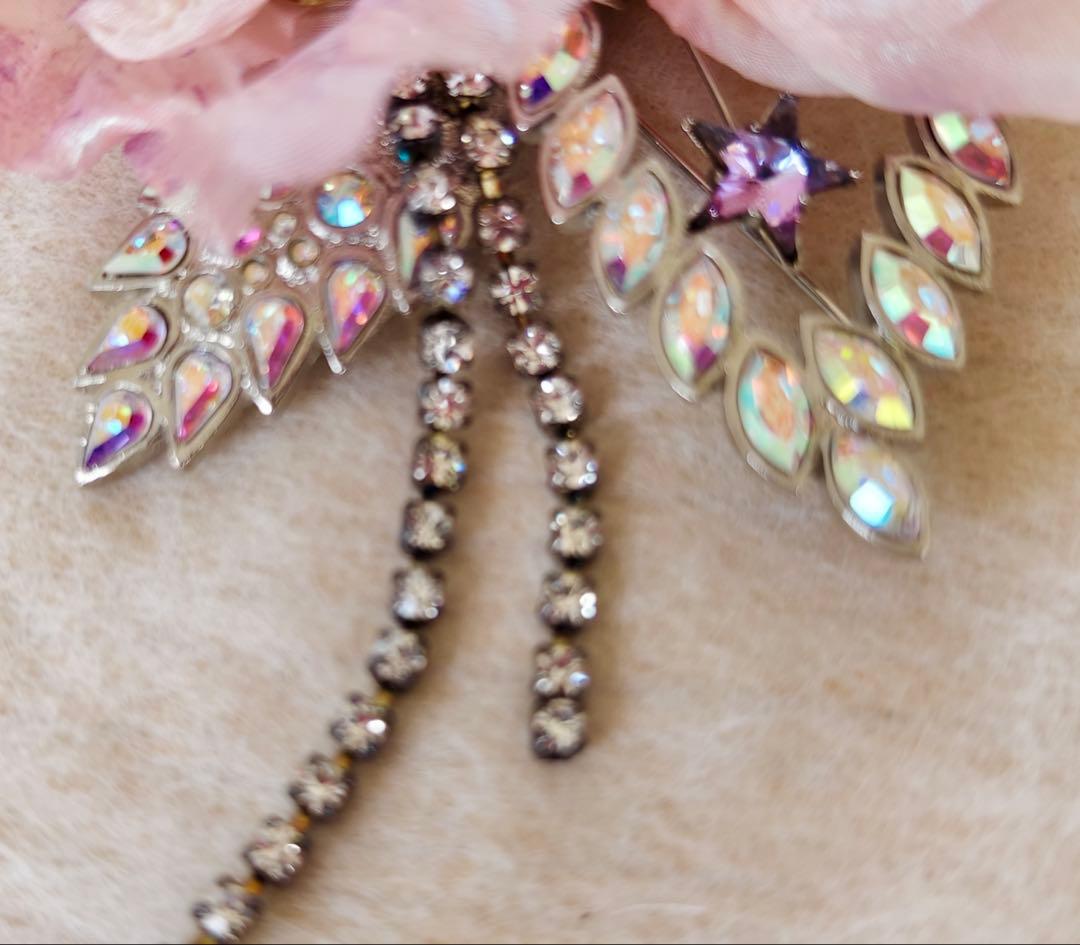 未使用 クリスチャン ラクロワ アンティーク フラワー スワロ ブローチ